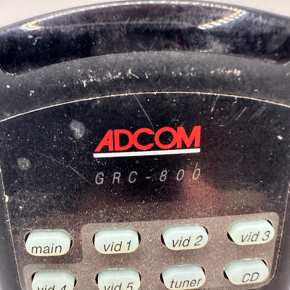 Adcom GRC-800 Learning Remote Control Programmable Black Audio Video System - Picture 2 of 6